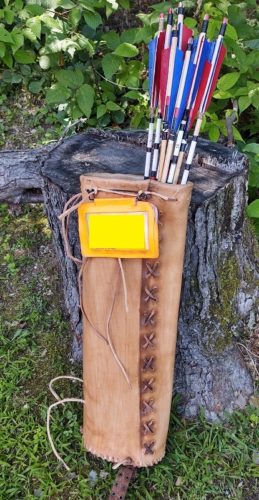 Diy Leather Back Quiver Do It Yourself Woodworking Hunting Outdoors